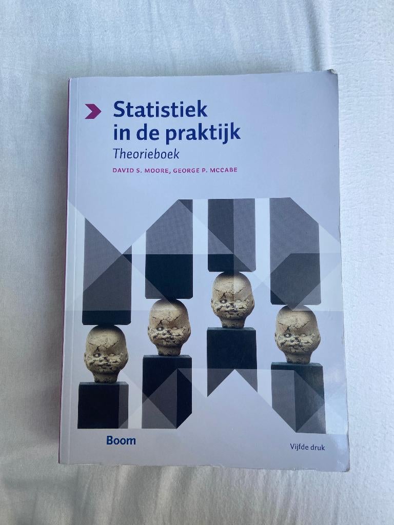statistiek in de praktijk - theorieboek, Boeken, Ophalen of Verzenden, Zo goed als nieuw, Overige onderwerpen
