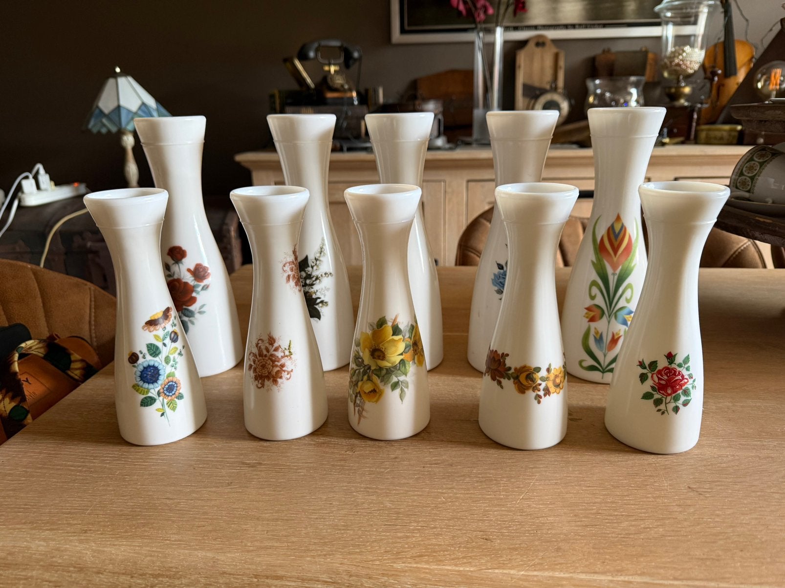 10 vases Arcopal, Enlèvement