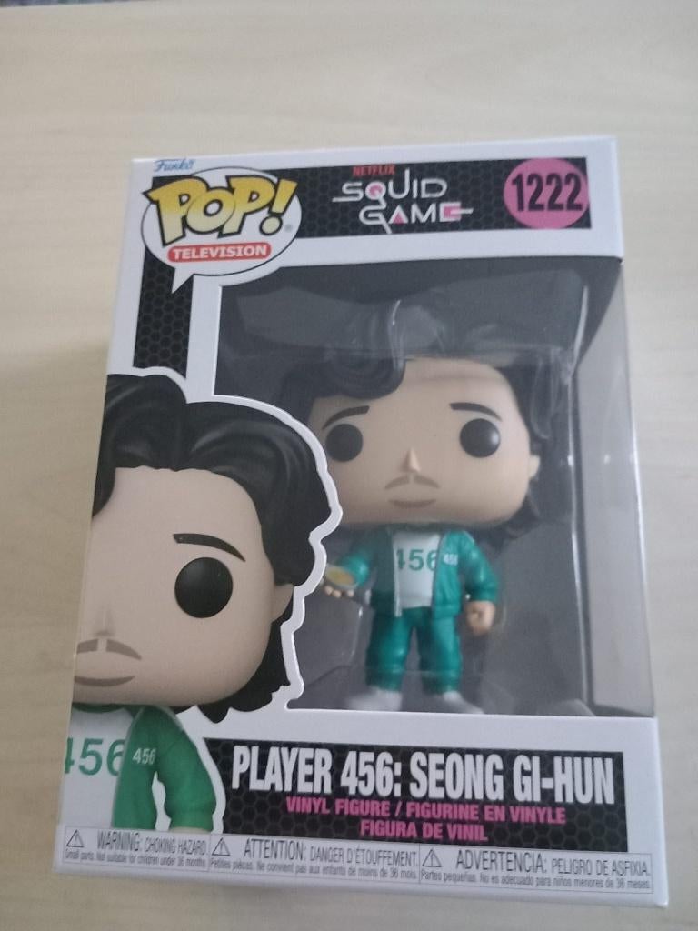 EURODEAL: Funko Pop Squid Game (Player 456/Seong Gi-Hun), Enlèvement ou Envoi, Neuf