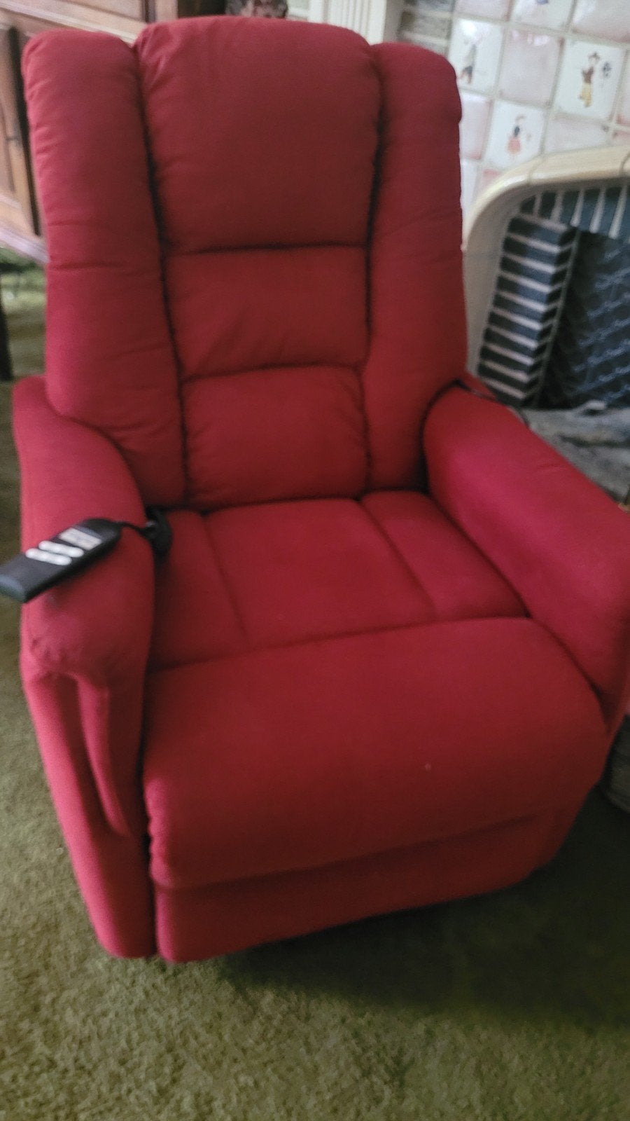 Fauteuil inclinable électrique, Maison & Meubles, Enlèvement, Tissus