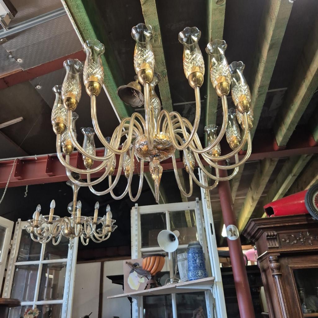 Prachtige luster Murano, Antiek en Kunst, Ophalen