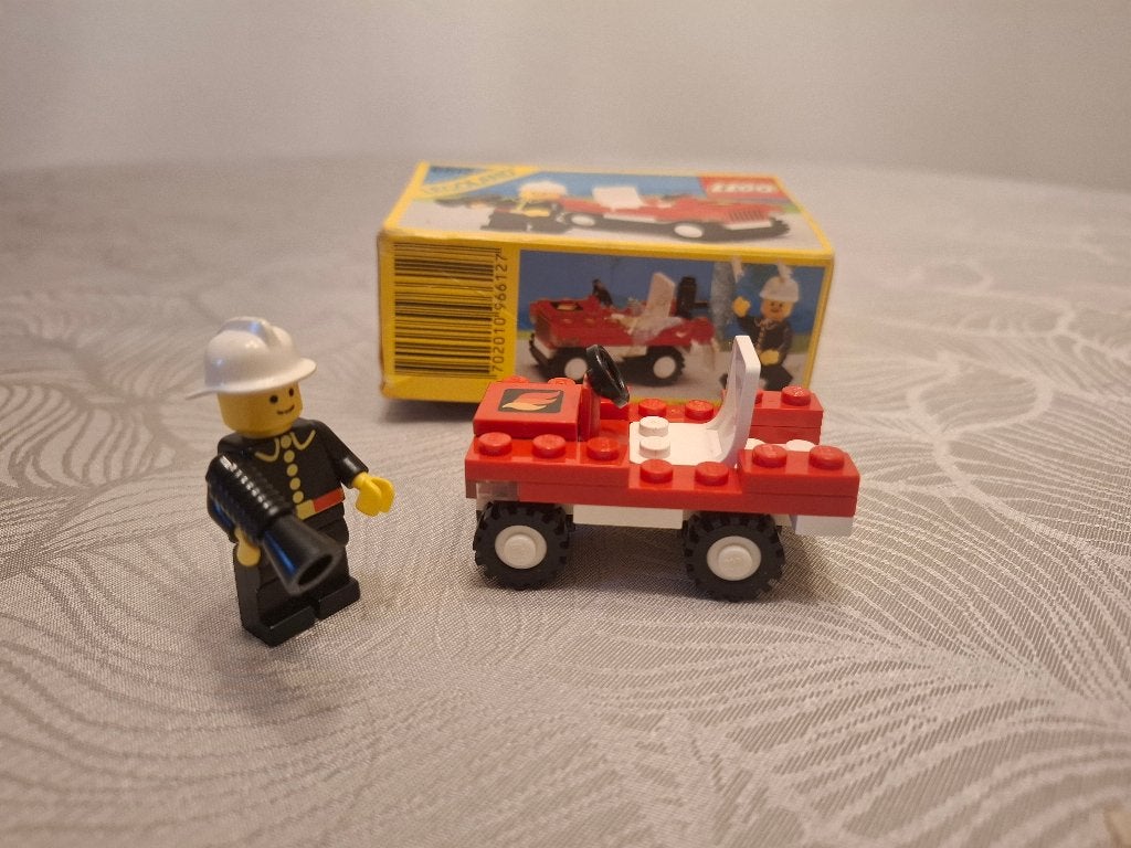 Vintage LEGO Legoland 6612 - Fire Chief's Car (1986), Enlèvement ou Envoi, Lego, Ensemble complet, Comme neuf