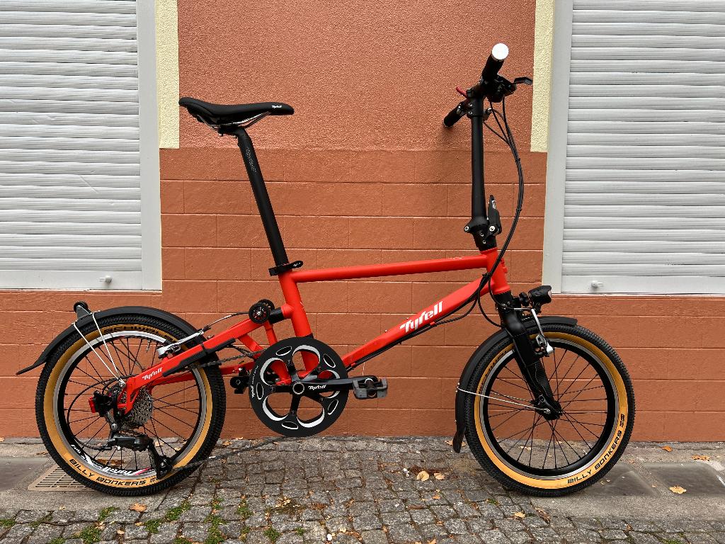 tyrell ive faltrad klapprad - japan, Fietsen en Brommers, Fietsen | Vouwfietsen, Nieuw, Overige merken, 16 tot 18 inch, Totaal opvouwbaar