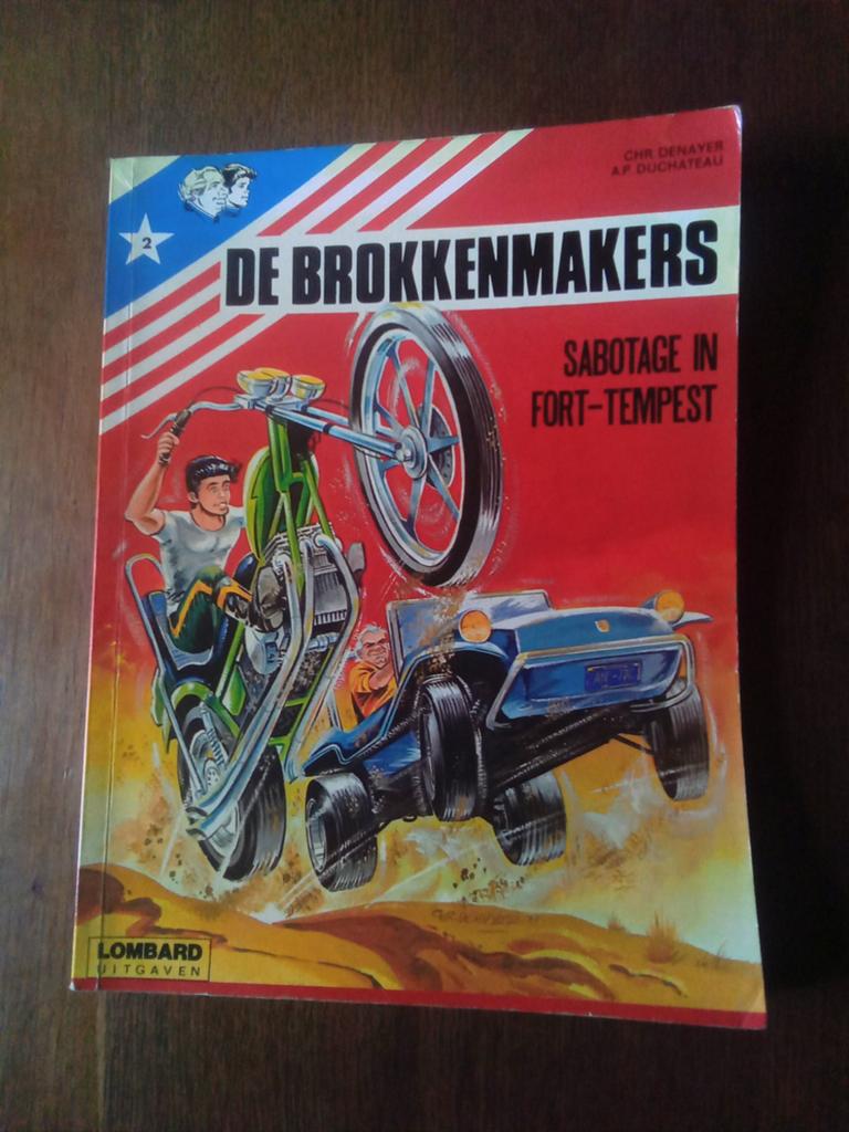 Stripverhaal de Brokkenmakers (1977), Verzenden