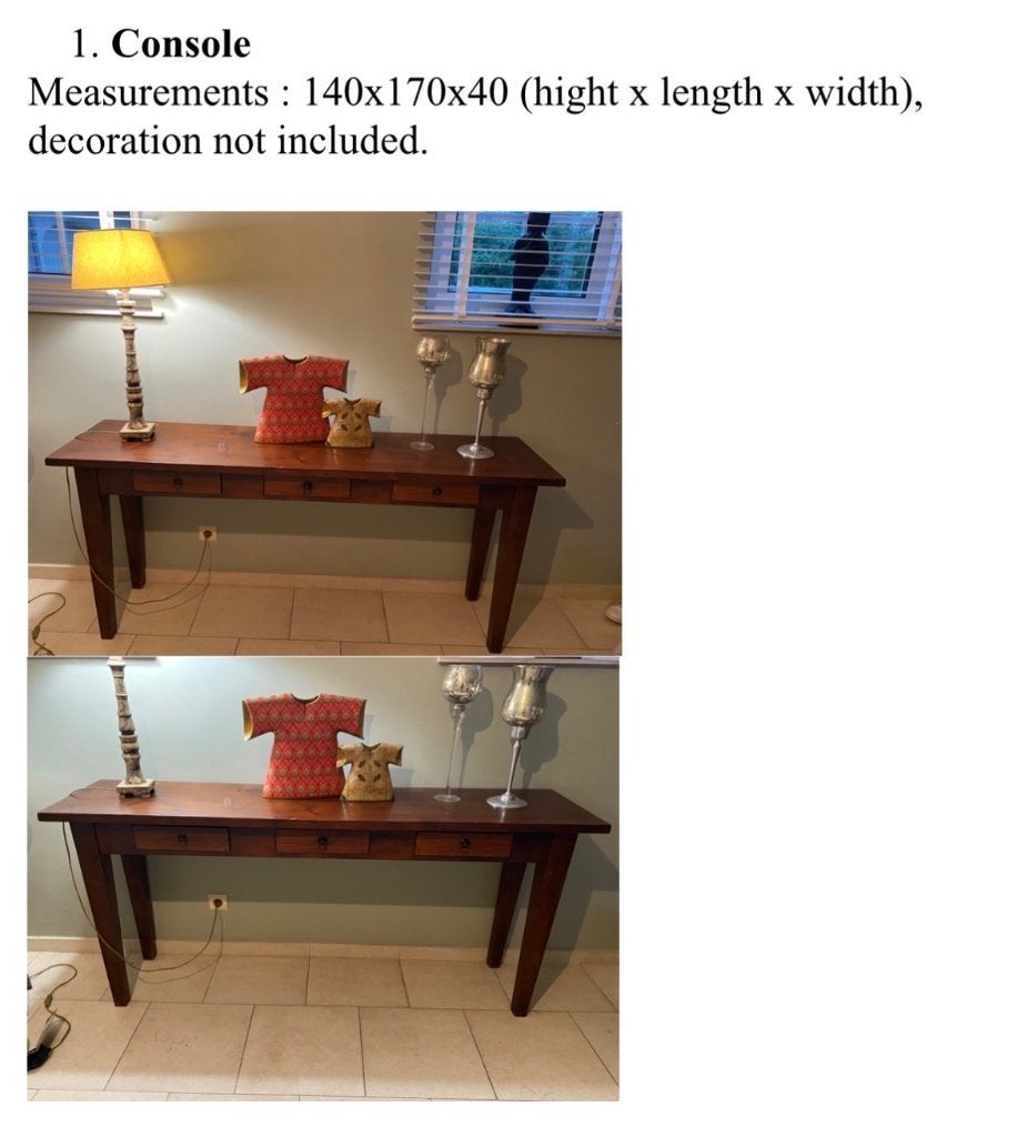 Commode, Ophalen, Gebruikt