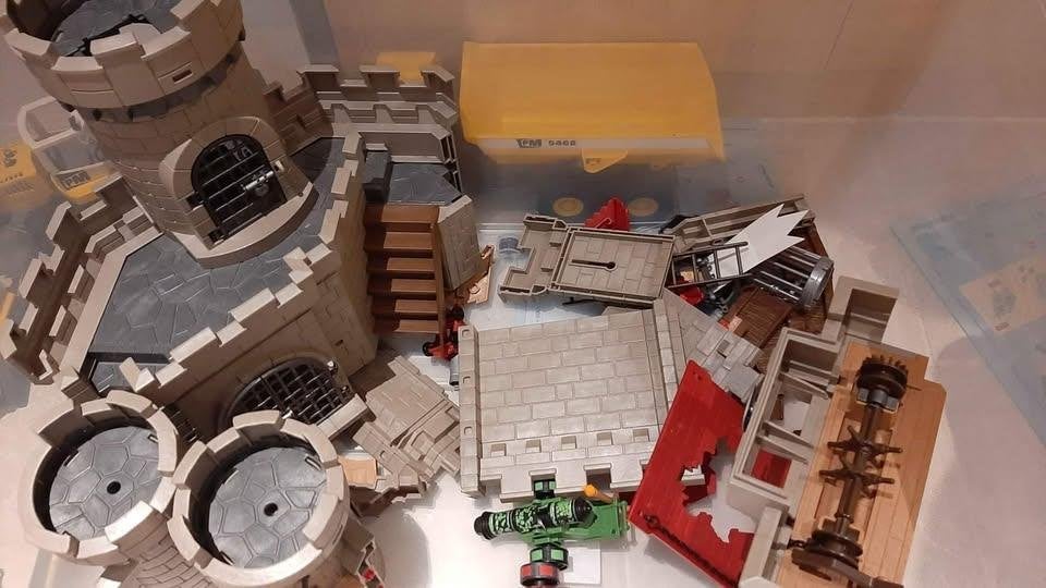 Playmobil - ridderkasteel 6001, Kinderen en Baby's, Speelgoed | Playmobil, Ophalen, Gebruikt, Complete set, Kasteel/Fort