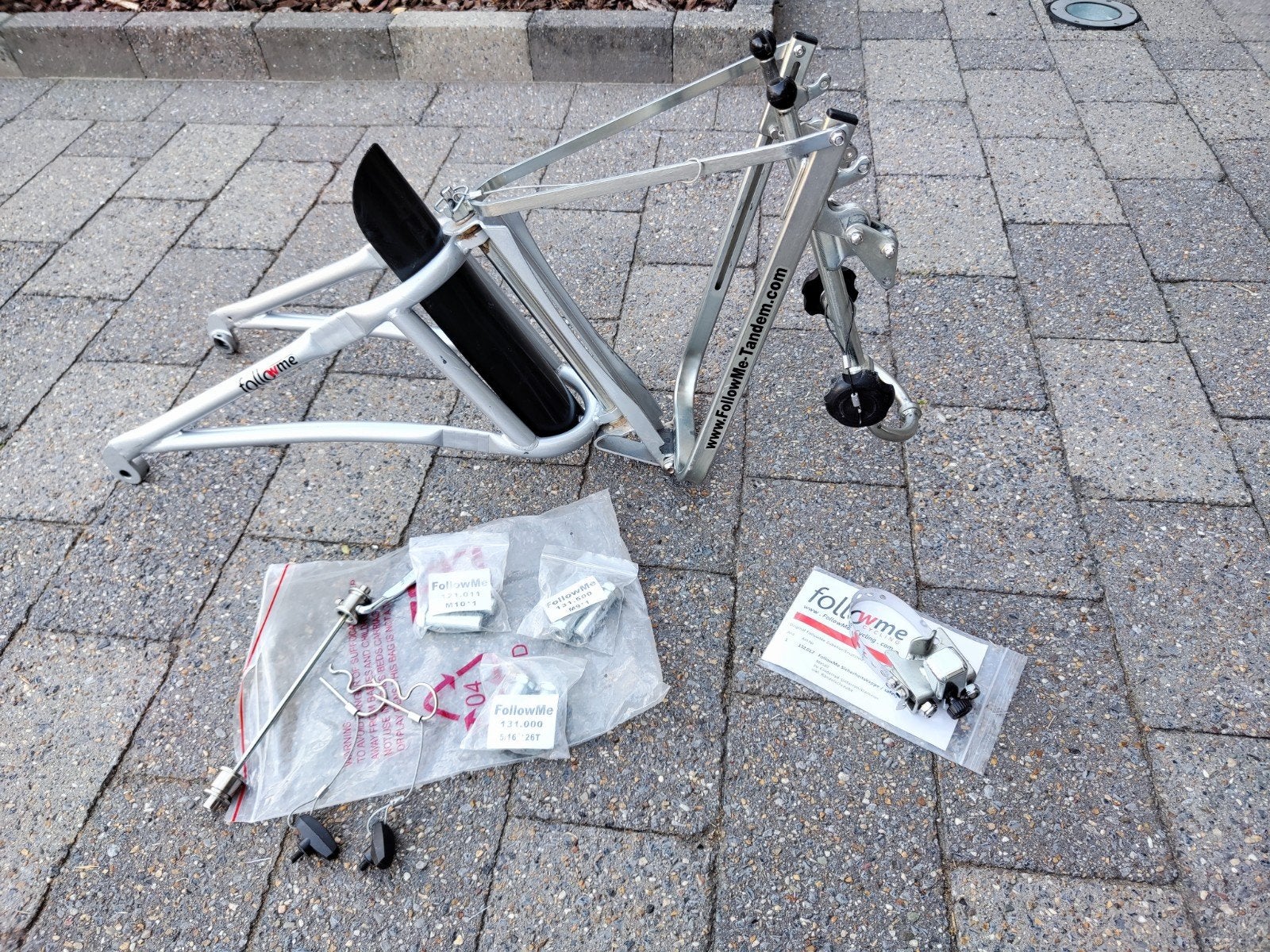 FollowMe Tandem Fietskoppeling ouder-kind, Enlèvement, Pliable