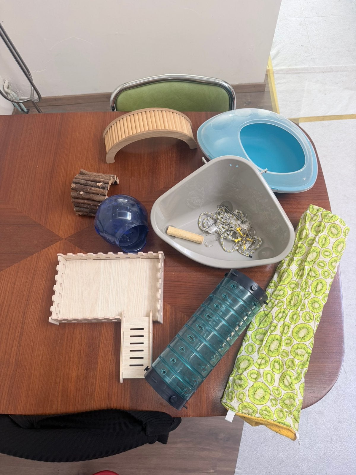 Knaagdieren accessoires, Dieren en Toebehoren, Knaagdieren en Konijnen | Toebehoren, Ophalen, Gebruikt, Speelgoed