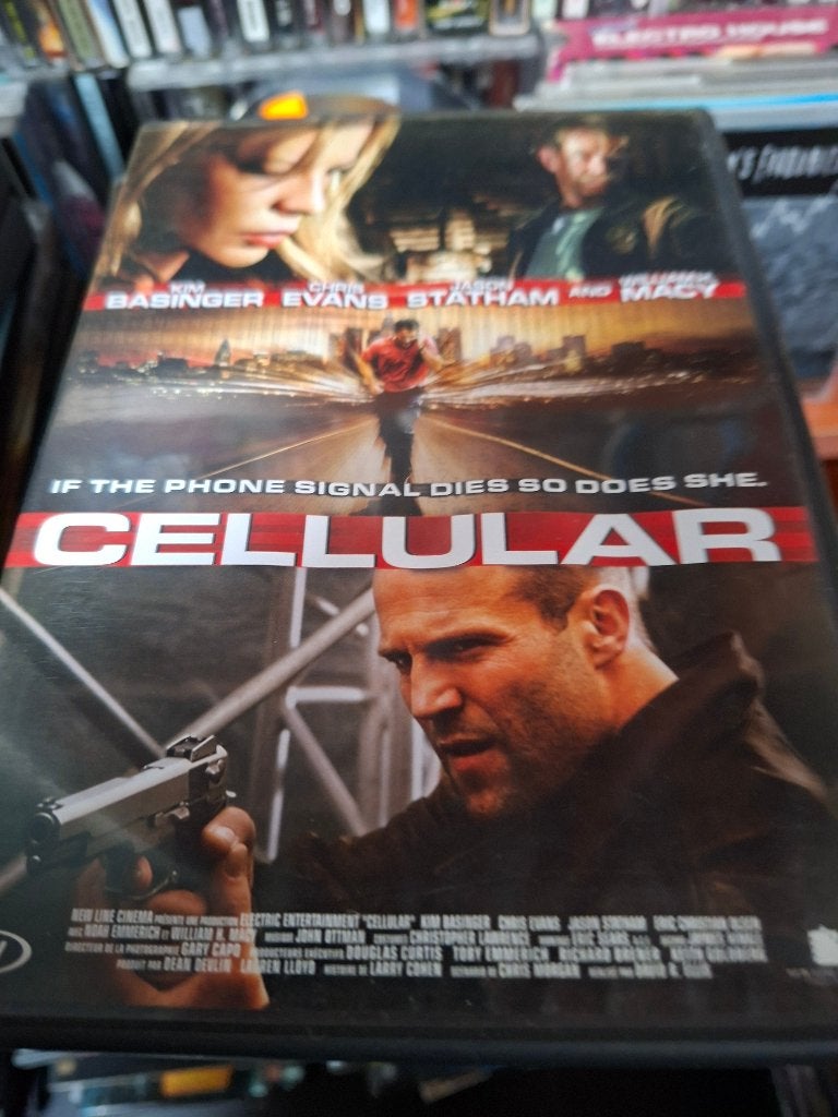 dvd - jason statham - cellular, Cd's en Dvd's, Engels, Vanaf 16 jaar, Ophalen of Verzenden, Zo goed als nieuw