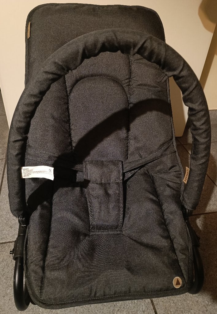 Transat bébé gris – bon état, Ophalen, Gebruikt, Met gordel(s) of riempje(s)