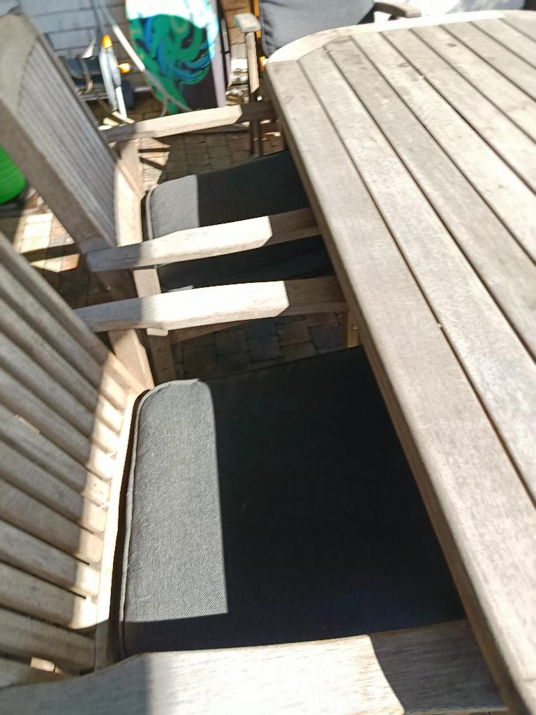 Tuinset, Ophalen, Gebruikt, 6 zitplaatsen, Tuinset