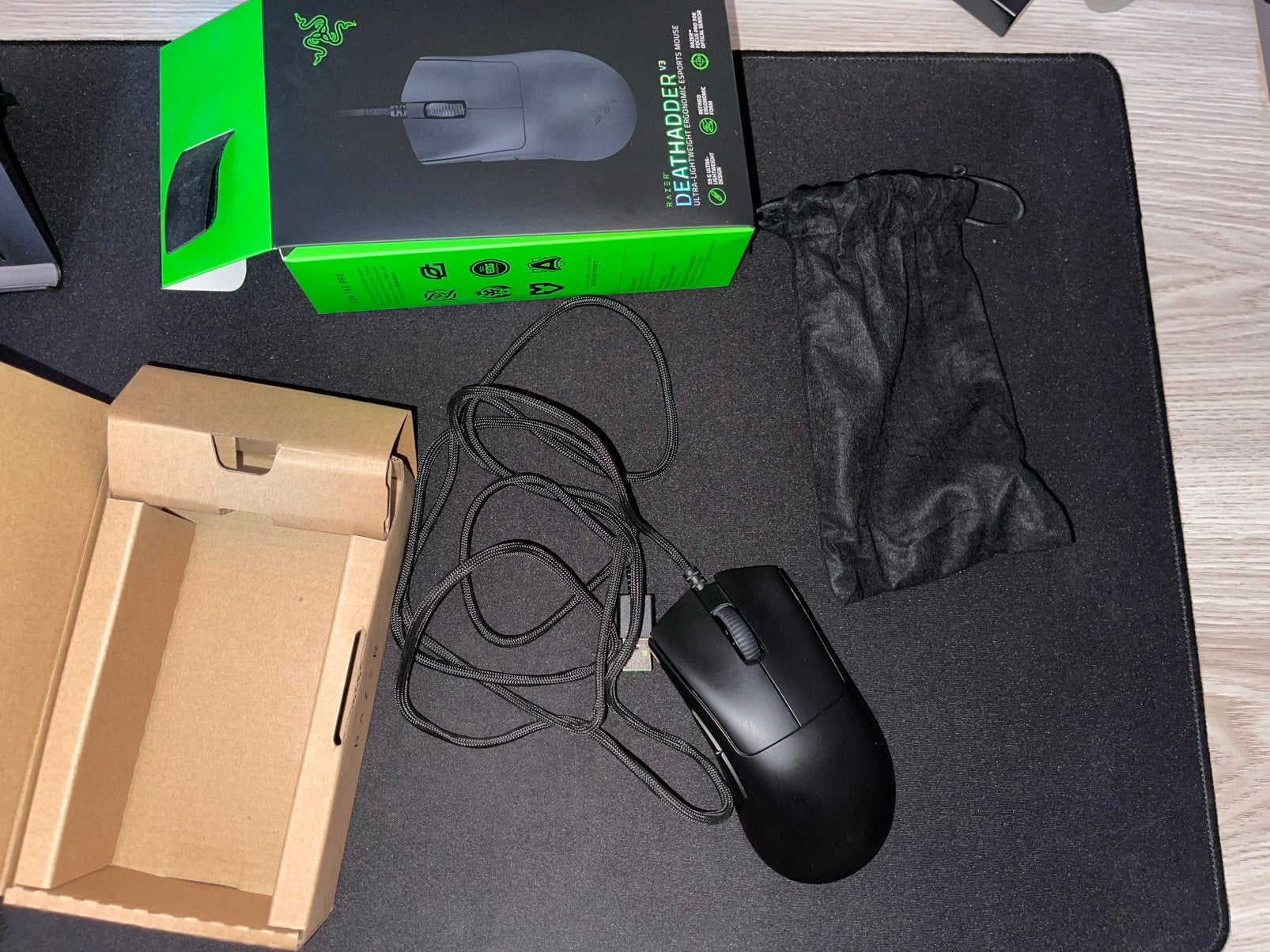 Souris gaming Razer v3 Deathadder 59g, Informatique & Logiciels, Souris, Enlèvement, Utilisé, Souris