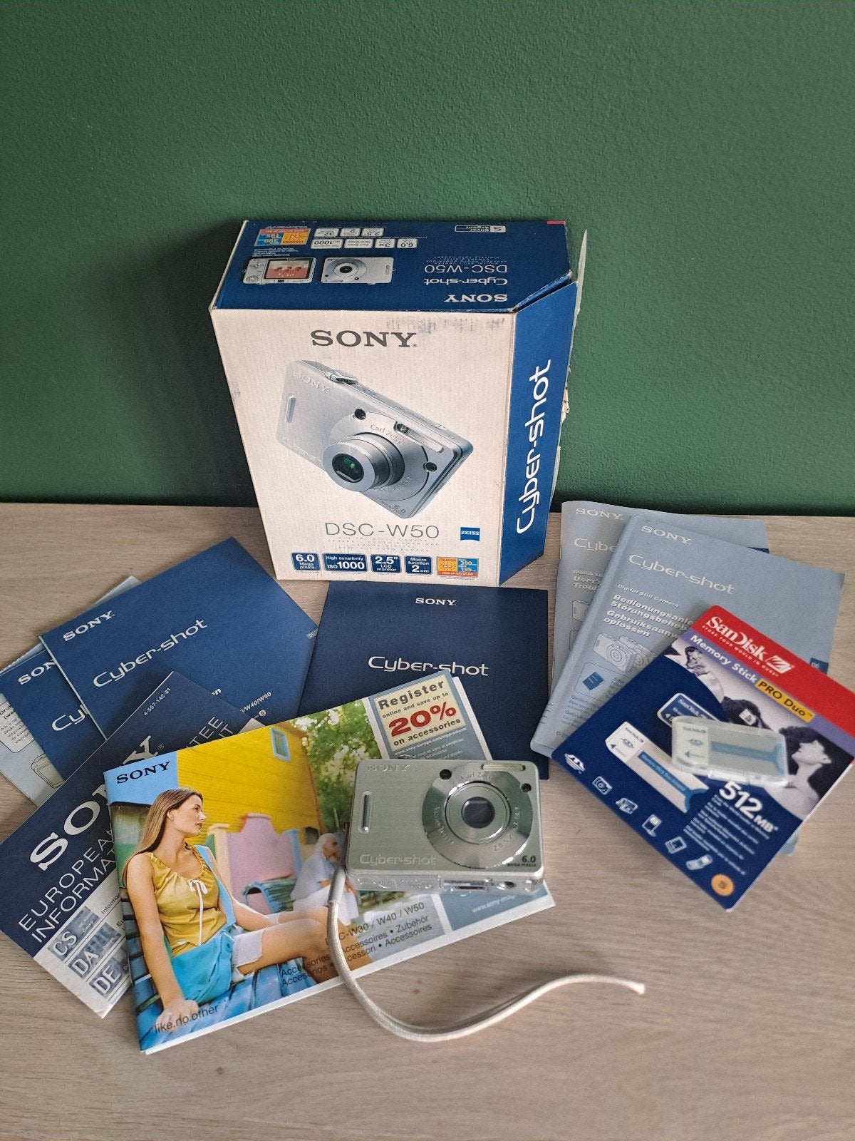 Sony DSC-W50 Digital Camera 6.0 Megapixels, TV, Hi-fi & Vidéo, Enlèvement, Appareil photo compact, Sony, Moins de 4 fois