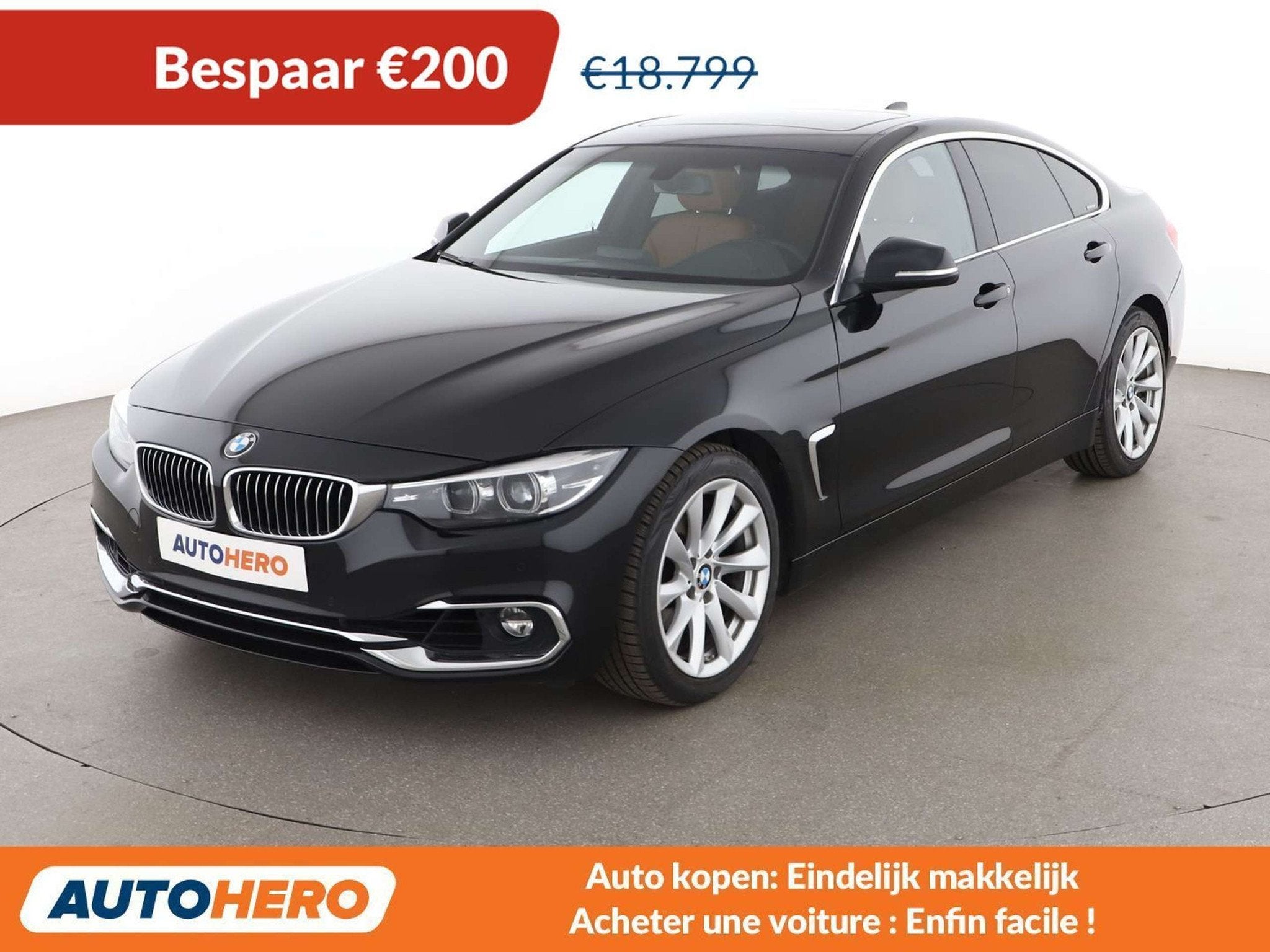 BMW 418 418i Gran Coupé Advantage (automatique), Autos, BMW, Achat, Série 4 Gran Coupé, ABS, Airbags, Air conditionné, Climatisation automatique