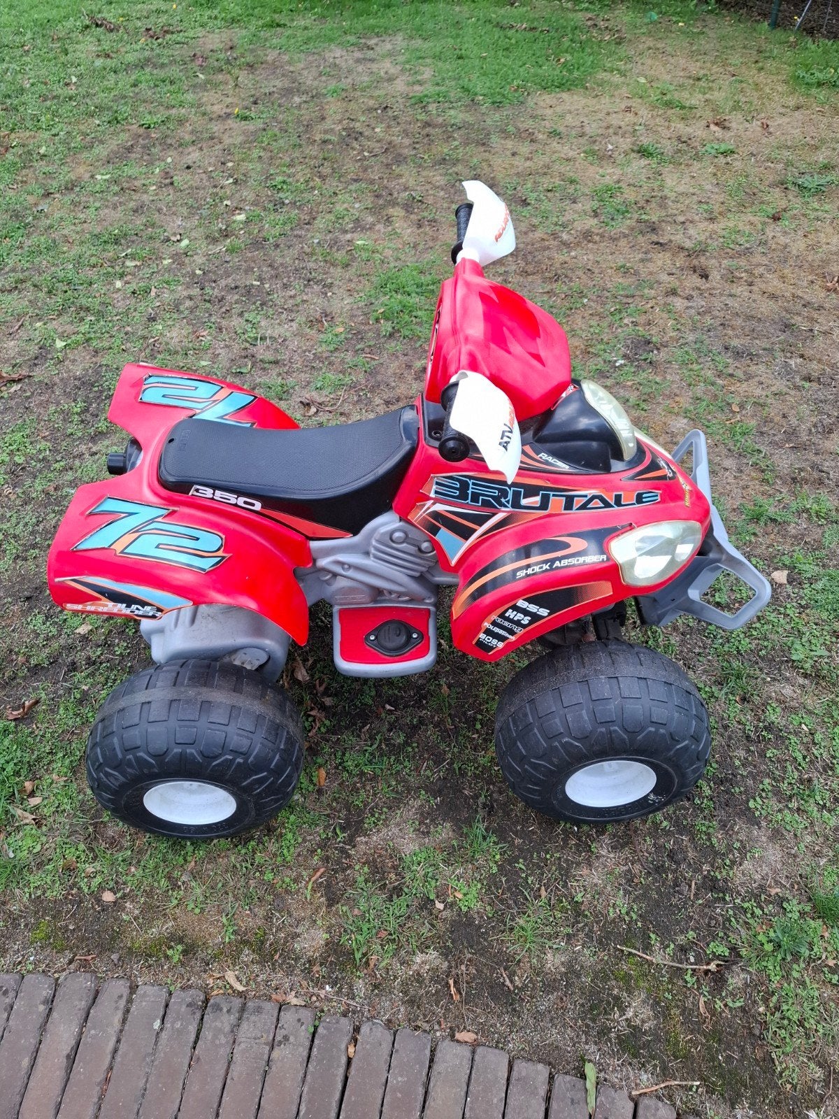 Kinderquad op batterij, Ophalen