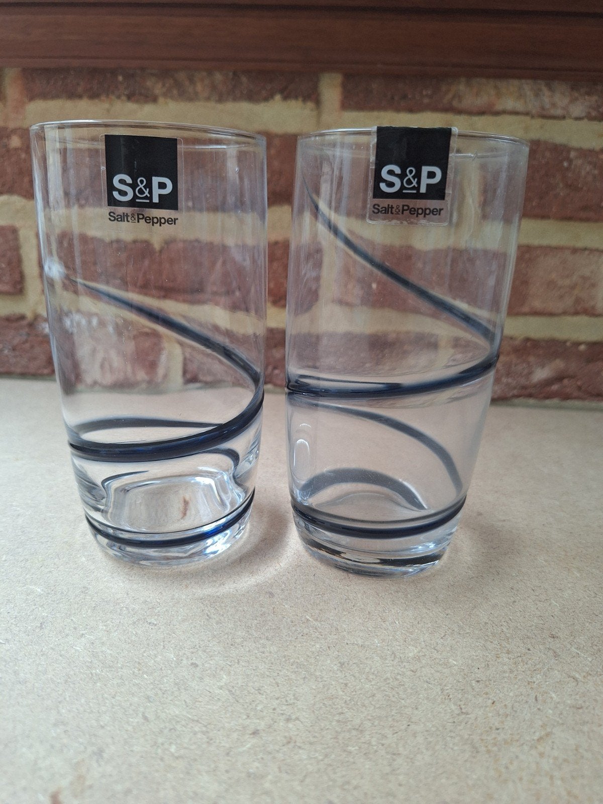 Waterglazen S&P, Ophalen, Gebruikt, Waterglas