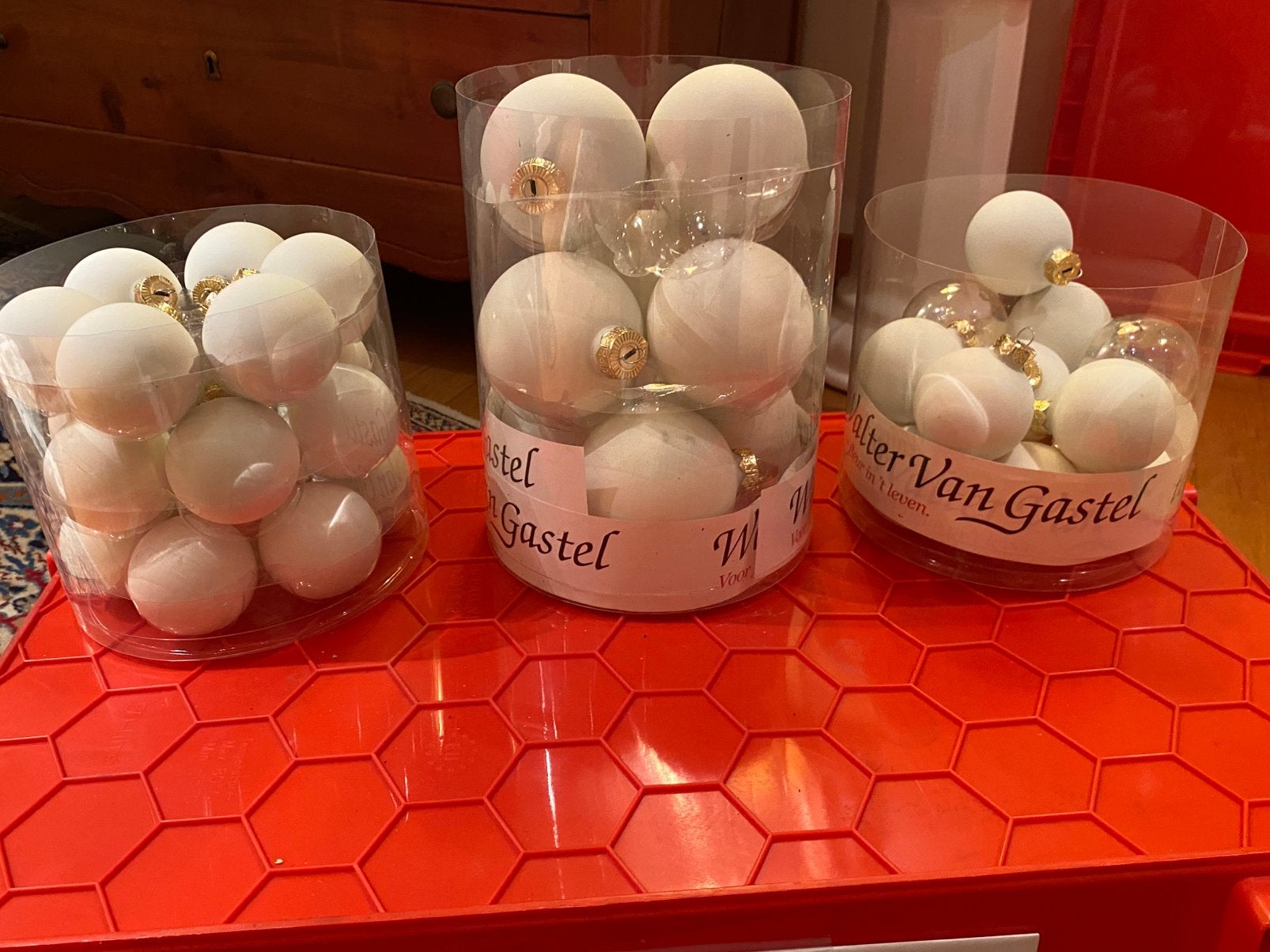 Witte kerstballen, Diversen, Ophalen, Zo goed als nieuw