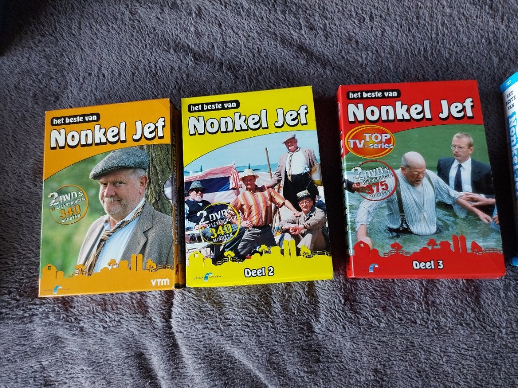 TV-reeks - Nonkel Jef - 6 seizoenen - 12 dvd's, Cd's en Dvd's, Ophalen, Zo goed als nieuw, Komedie, Seizoen 3