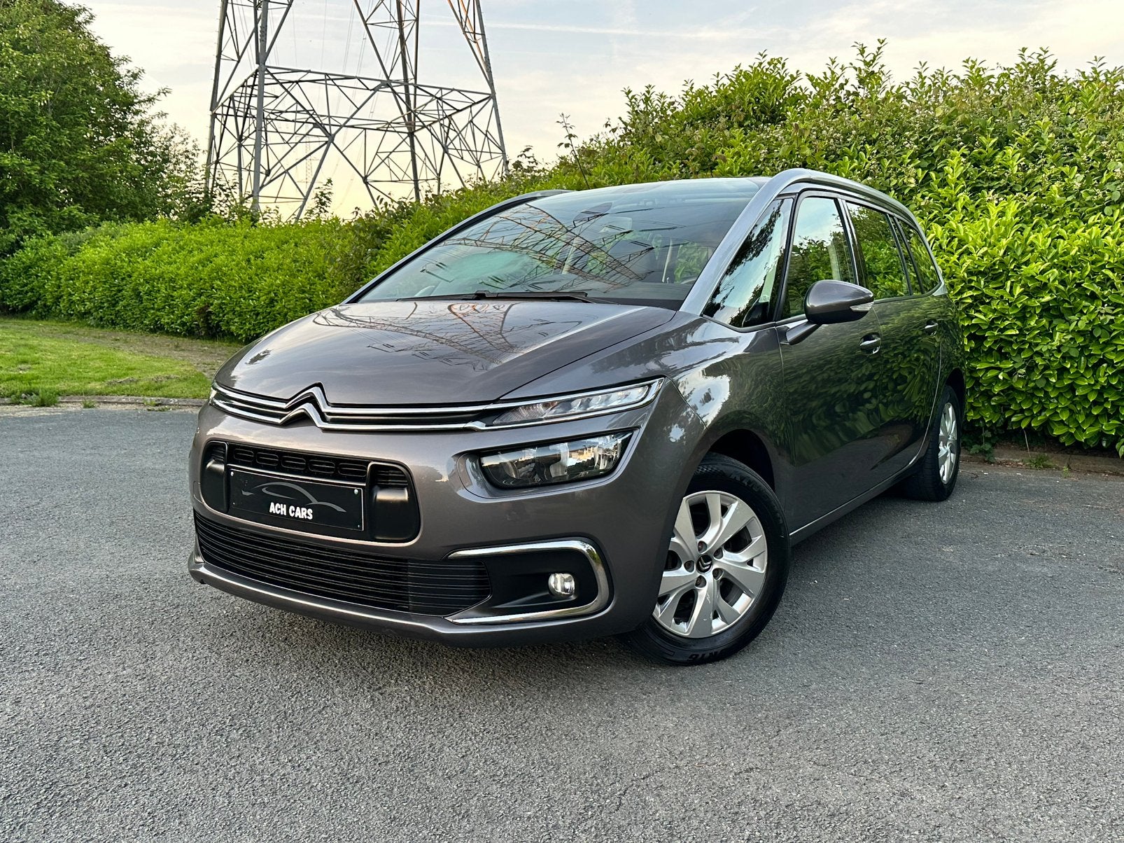 Citroën C4 Spacetourer Automaat 1.5 Diesel 2020 €6d Airc, Auto's, Monovolume, 4 cilinders, 7 zetels, Leder