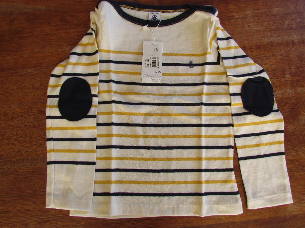 T-shirt Petit Bateau 6 ans, Neuf, Garçon, Enlèvement ou Envoi, Chemise ou À manches longues