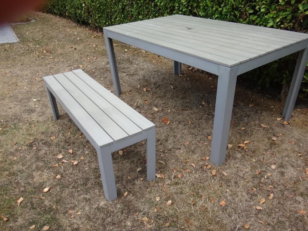Etagères robinets et table de jardin, Enlèvement, Utilisé, Rectangulaire, Synthétique