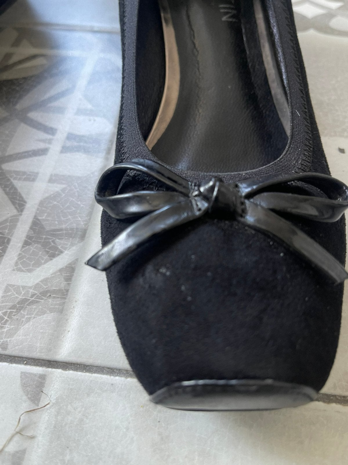 Chaussures à petit talon, Enlèvement ou Envoi, Porté, Chaussures basses, Noir