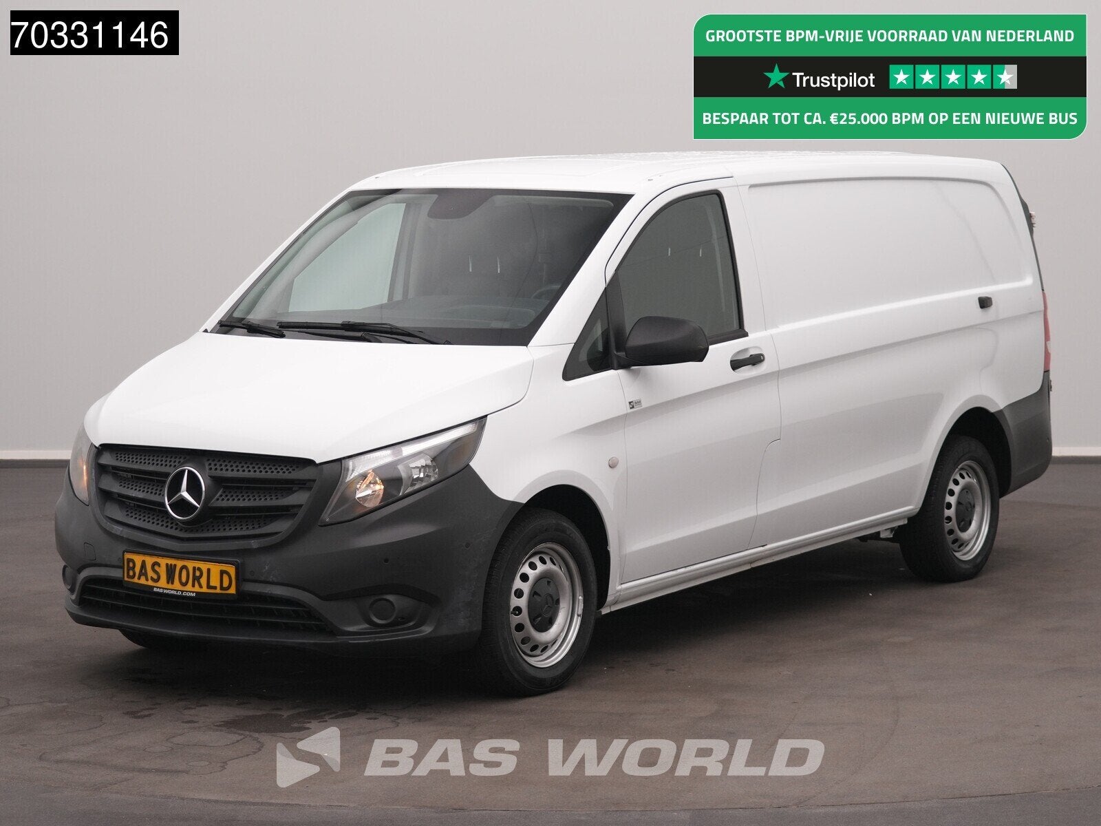 Mercedes Vito 114 Automaat L2H1 Airco Cruise Camera Parkeers, Achat, Euro 6, Entreprise, 3 places