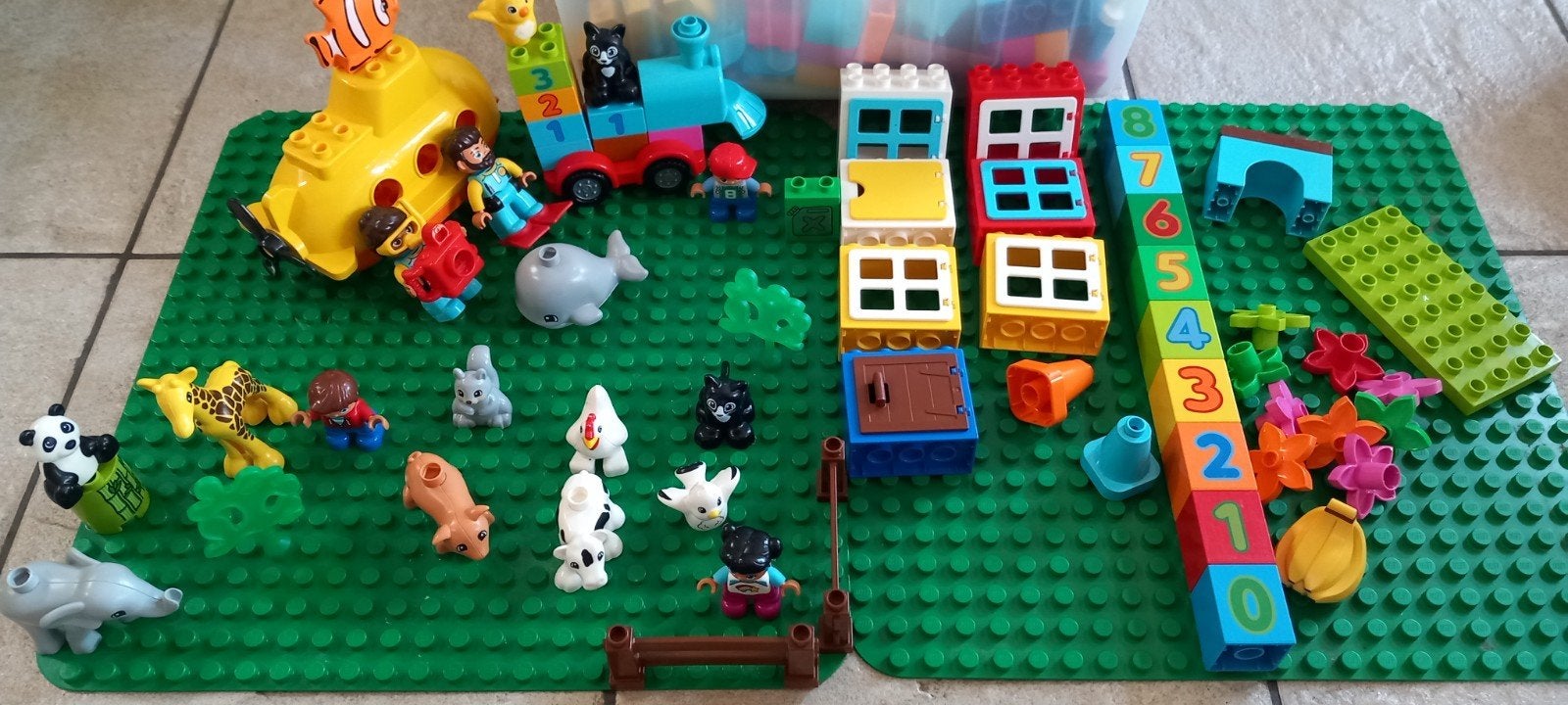 Duplo: zee, safari, boerderij, trein, Enlèvement, Duplo