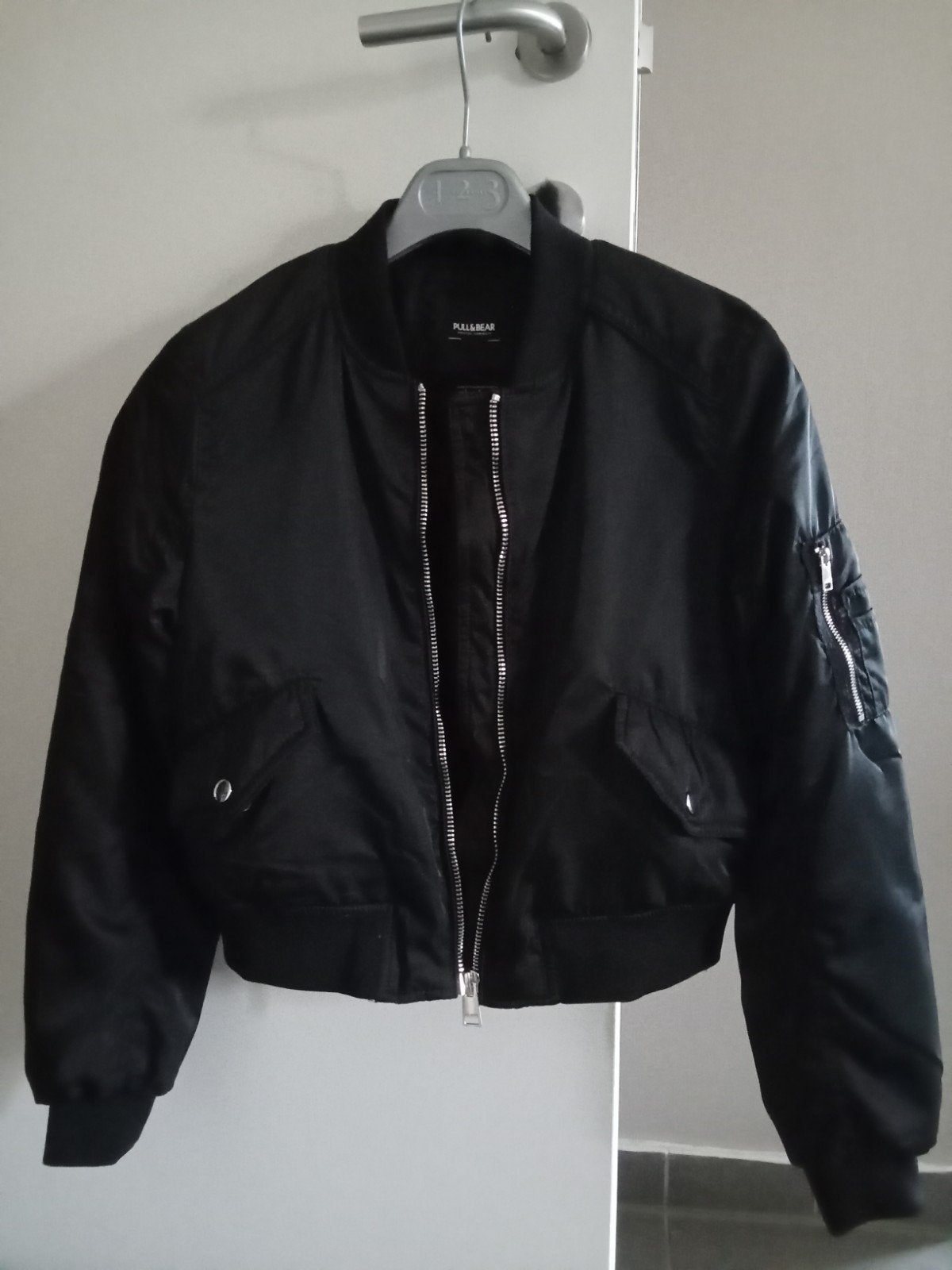 Zwart jasje Pull & Bear, Kleding | Dames, Jassen | Zomer, Ophalen, Maat 36 (S), Zwart