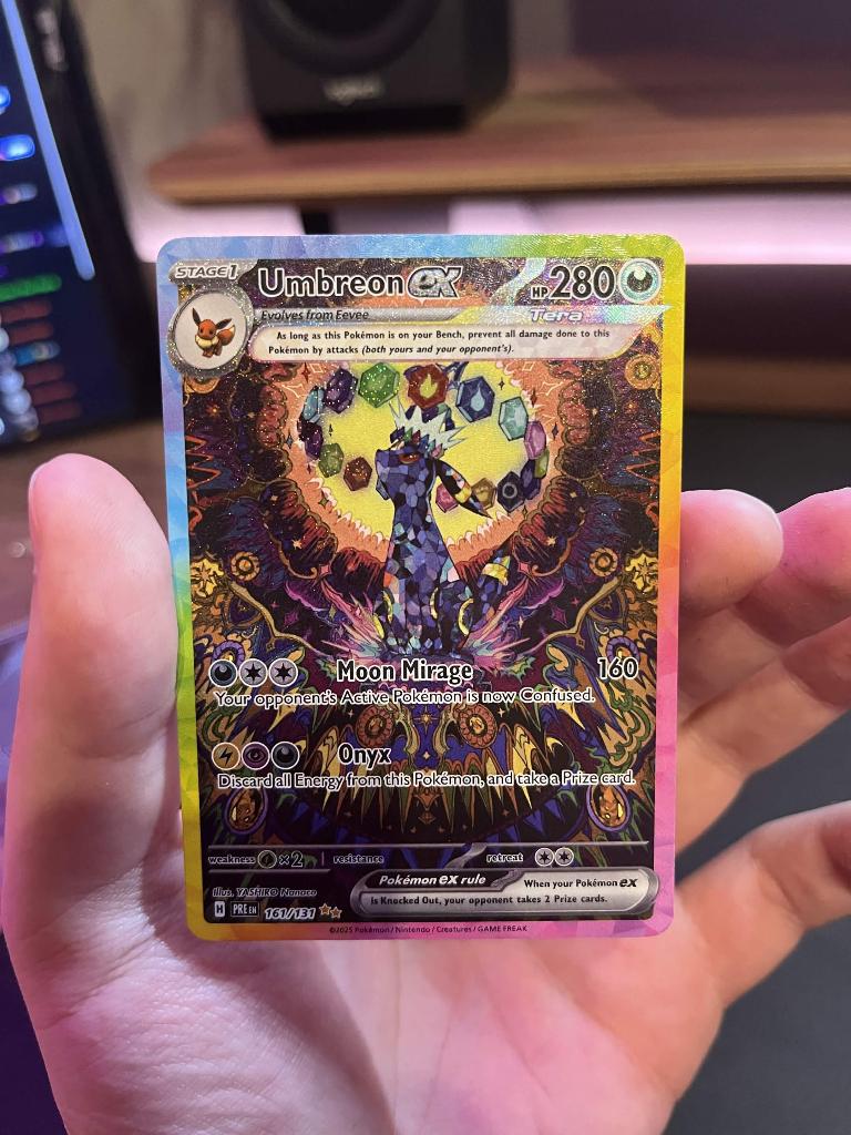 Pokemon Umbreon ex, Hobby en Vrije tijd, Verzamelkaartspellen | Pokémon, Ophalen, Nieuw, Losse kaart, Foil