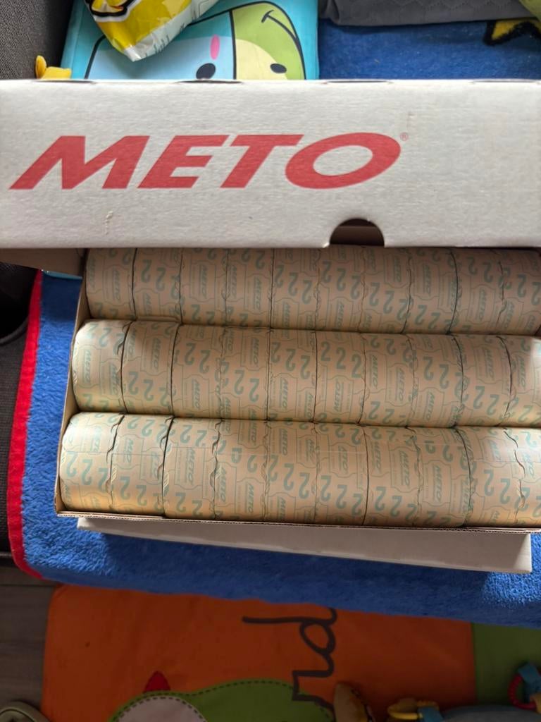 2 dozen Meto prijsetiketten, Ophalen, Zo goed als nieuw