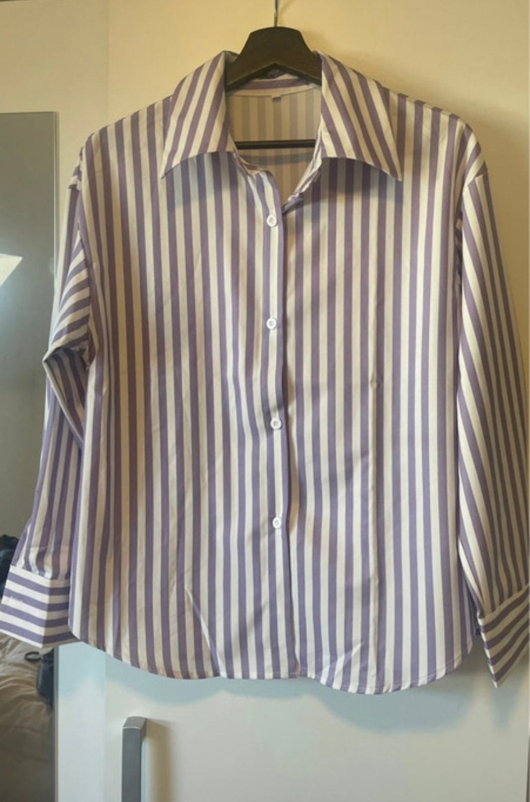 Paarse Blouse, Verzenden, Zo goed als nieuw, Maat 36 (S), Paars