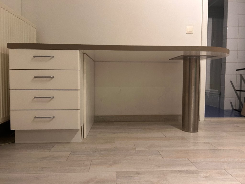 Bureau gratis!, Maison & Meubles, Bureaux, 180 cm, Comme neuf, Enlèvement, Avec tiroirs