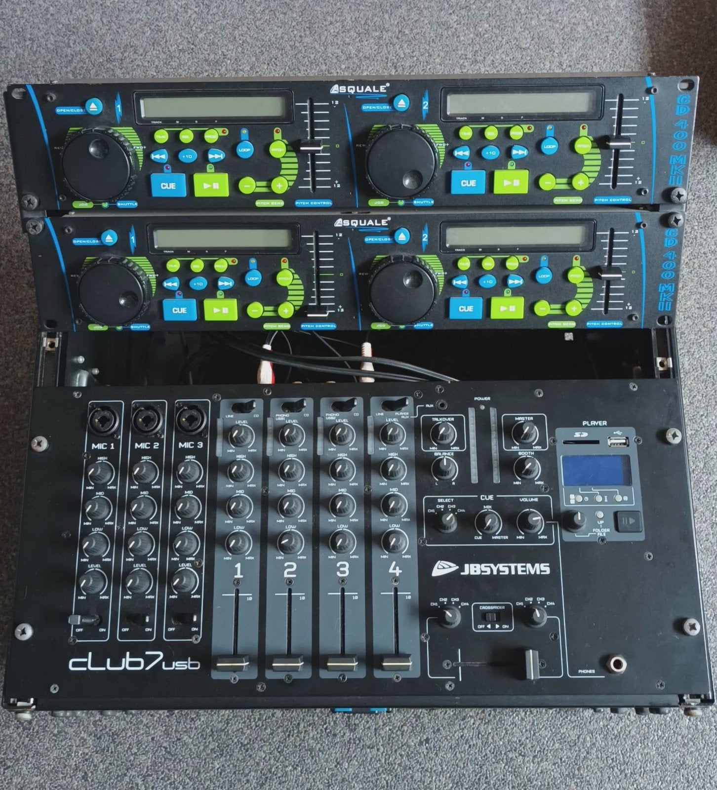 2 dubbele cd spelers, jb club 7 usb/sd/aux, Enlèvement