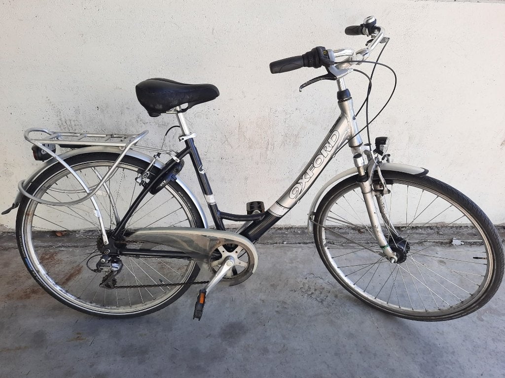 Oxford jongensfiets 26 inch 18 speed, Fietsen en Brommers, Gebruikt, Velgrem, Oxford, Handrem