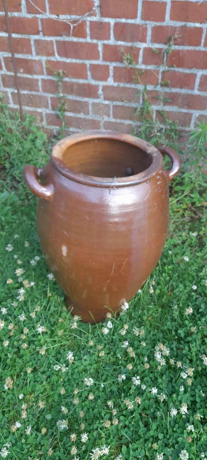 Oude boterpot, Ophalen