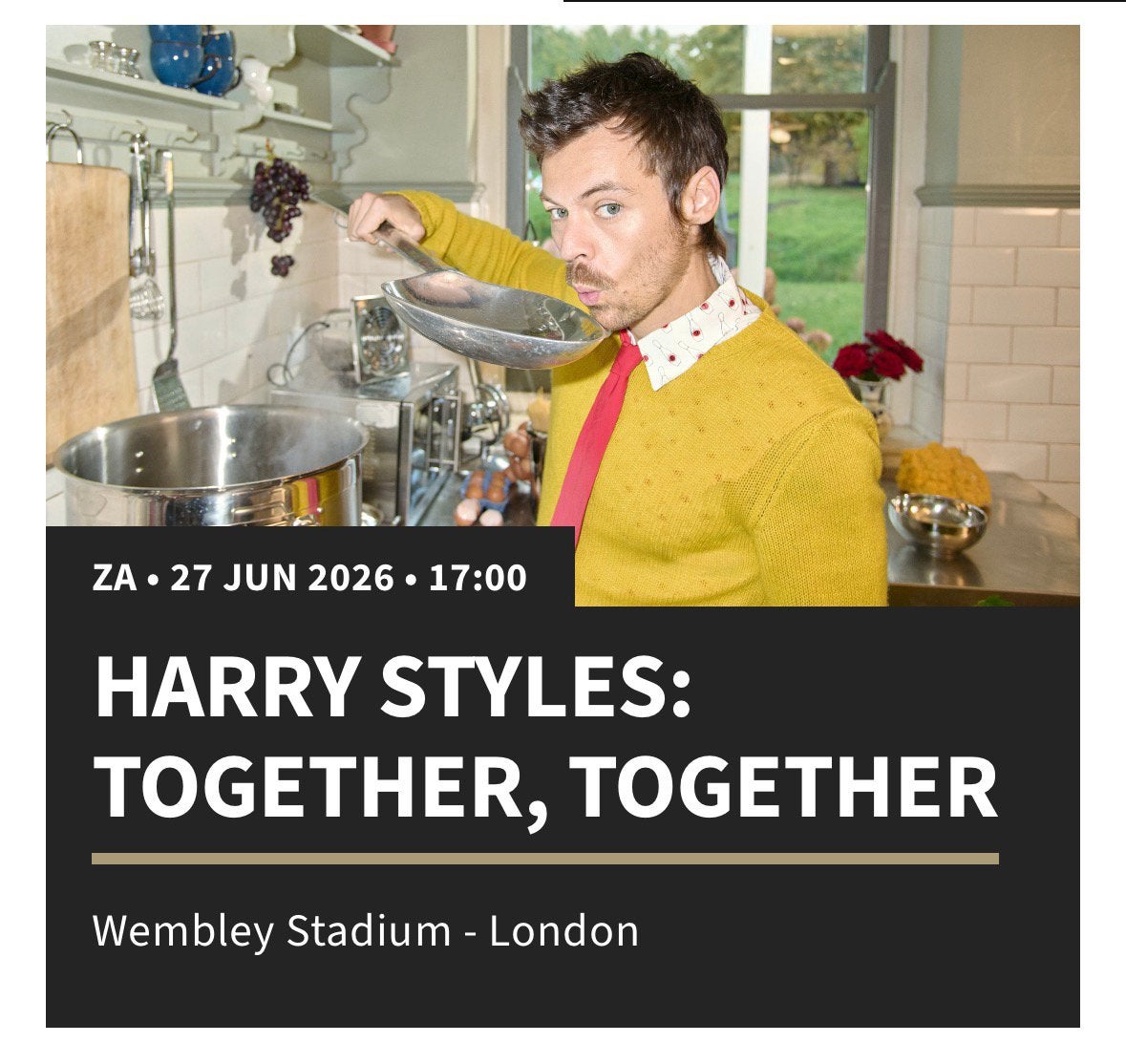 1 ticket Harry Styles. WEMBLEY 27 JUNI. Top view!, Tickets en Kaartjes, Eén persoon