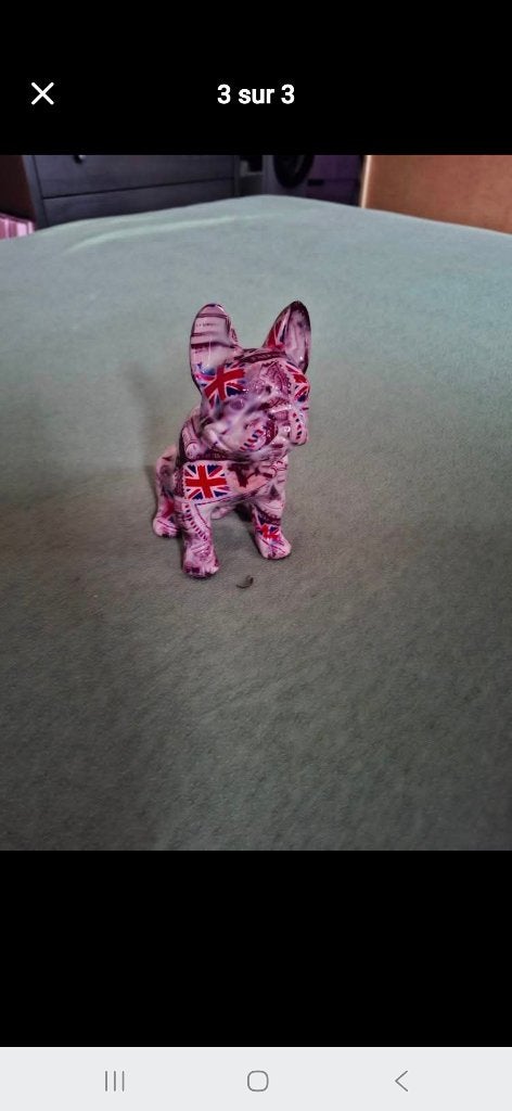 Statue bouldogue 3 pour 10€ 5 euros piece, Collections, Collections Animaux, Enlèvement, Comme neuf, Chien ou Chat, Statue ou Figurine
