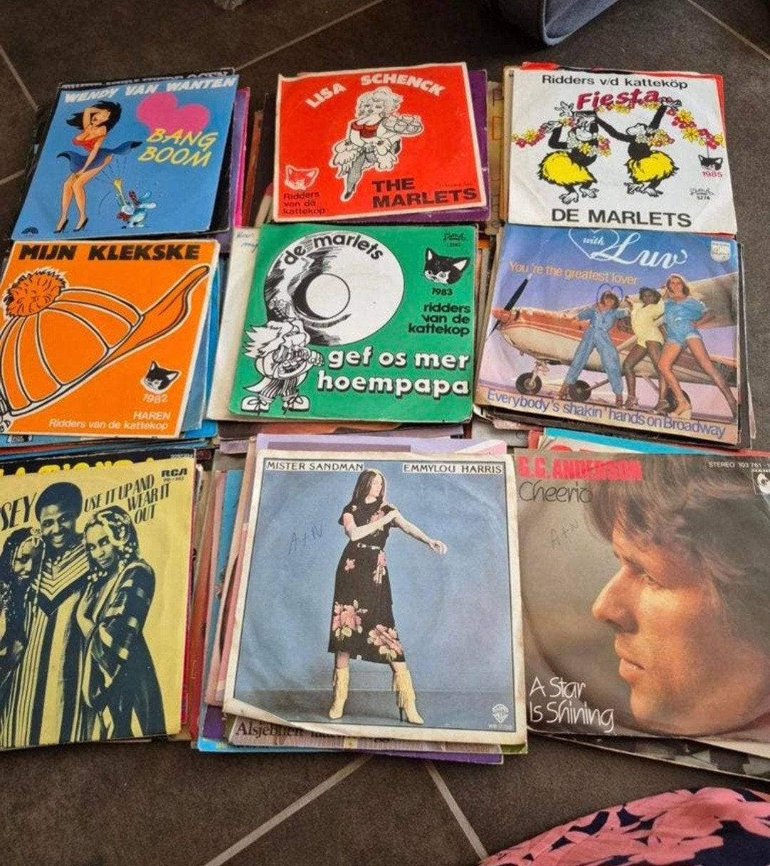 lot grote en kleine vinyl, Ophalen, Gebruikt, Traditioneel en Volksmuziek