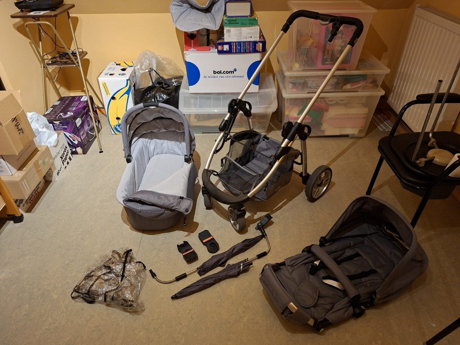 buggy / kinderwagen 2-in-1, Ophalen, Kinderwagen, Met reiswieg