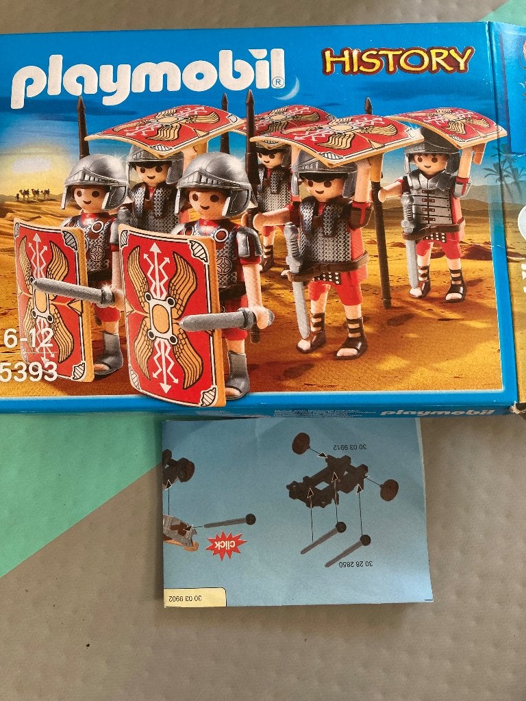 Playmobil History 5393 - Troupe de 6 Légionnaires Romains, Kinderen en Baby's, Speelgoed | Playmobil, Complete set, Zo goed als nieuw