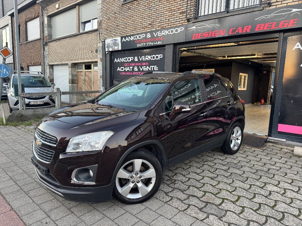 Chevrolet Trax 1.4 Turbo 140 ch 4x4 97000km lederen camera, Auto's, Euro 5, Bruin, Leder, Handgeschakeld