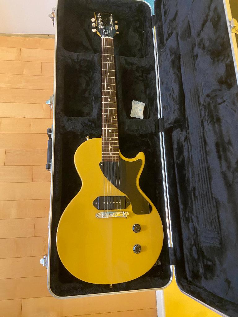 Gibson les Paul junior tv yellow, Muziek en Instrumenten, Ophalen of Verzenden, Gebruikt, Solid body, Gibson