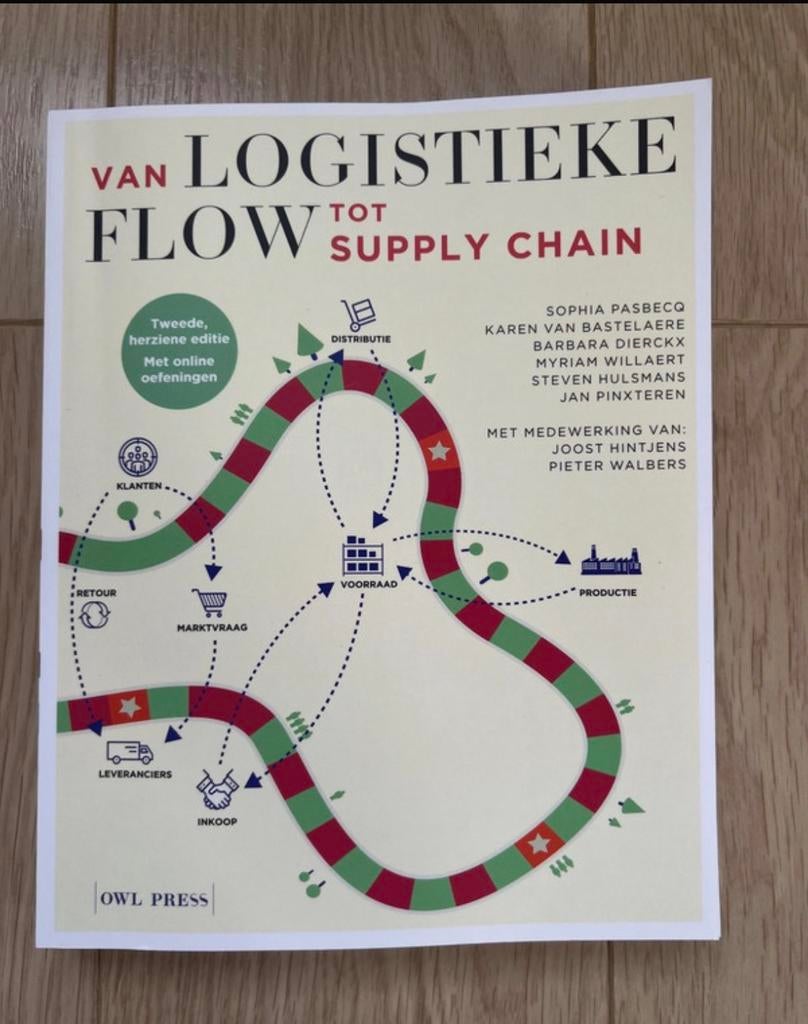 Studieboek Van Logistieke Flow Tot Supply Chain (2e editie), Boeken, Studieboeken en Cursussen, Ophalen, Owl press, Zo goed als nieuw