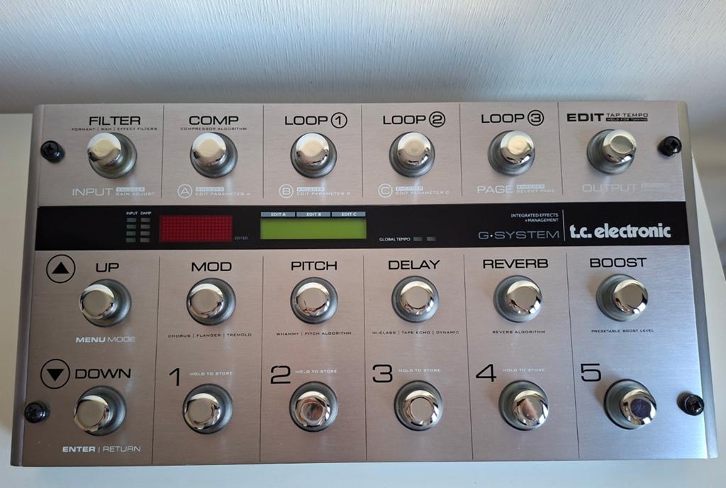 TC electronic G-System in perfecte nieuwstaat, Muziek en Instrumenten, Effecten, Ophalen of Verzenden, Zo goed als nieuw