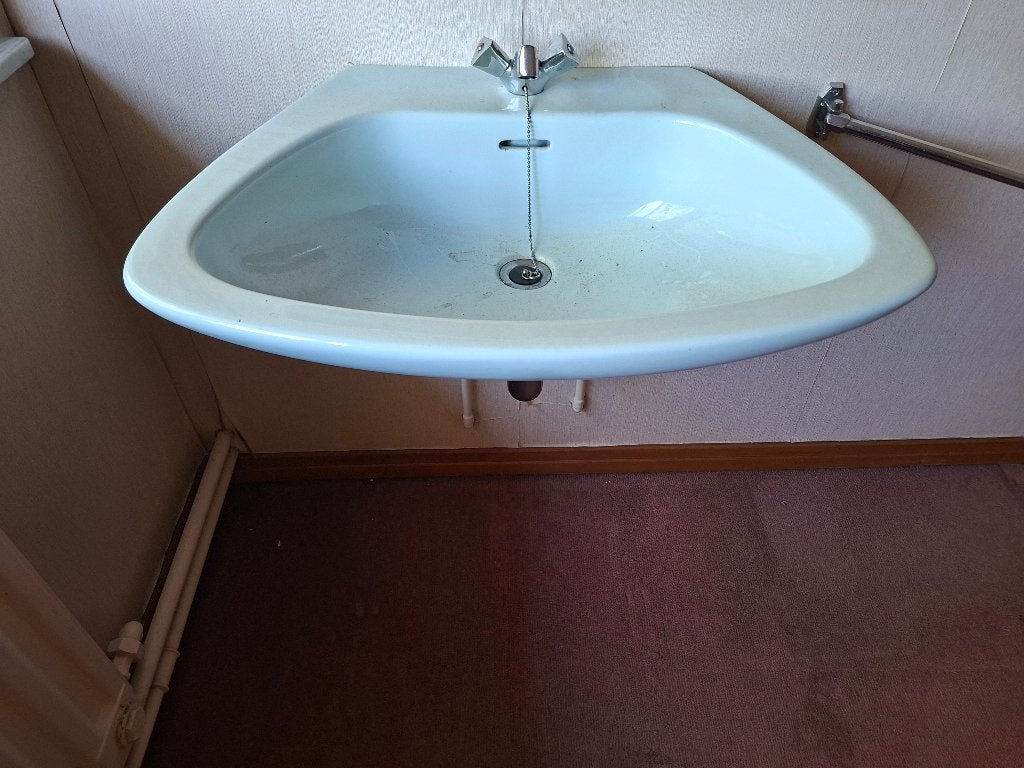 Retro lavabo blauw, Ophalen, Huis en Inrichting