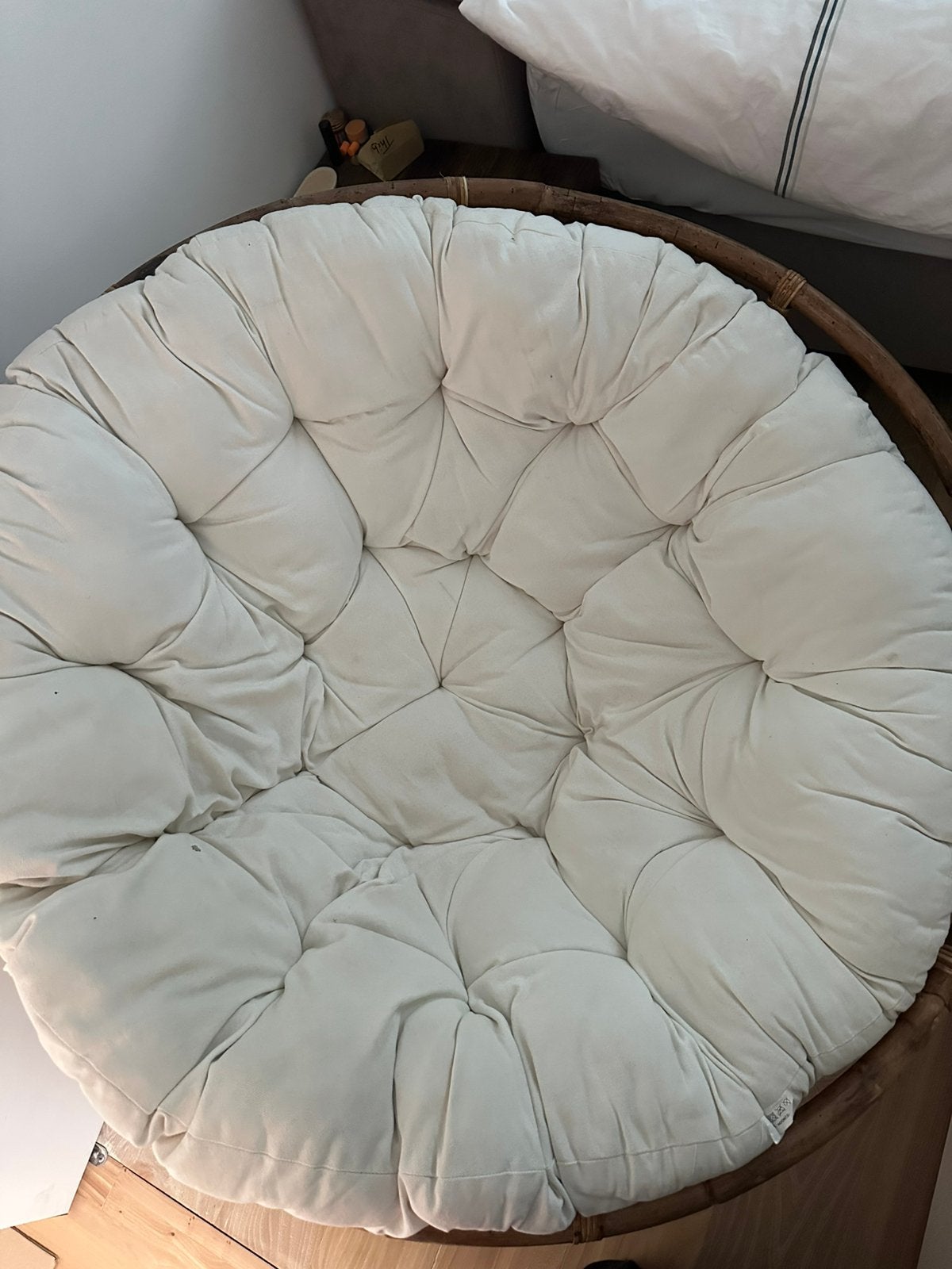 Rotan papasan, Ophalen, Wit, Riet of Rotan, Zo goed als nieuw