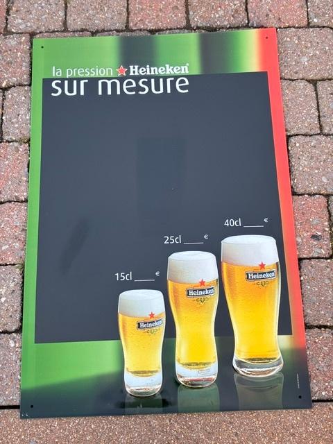 Pancarte Heineken, Collections, Enlèvement ou Envoi, Utilisé, Panneau publicitaire