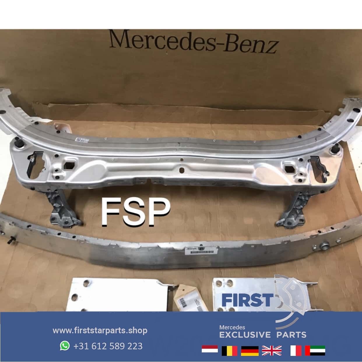 W205 C63 AMG VOORFRONT Mercedes C Klasse 63 FRONT ALUMINIUM, Utilisé, -, Avant, -