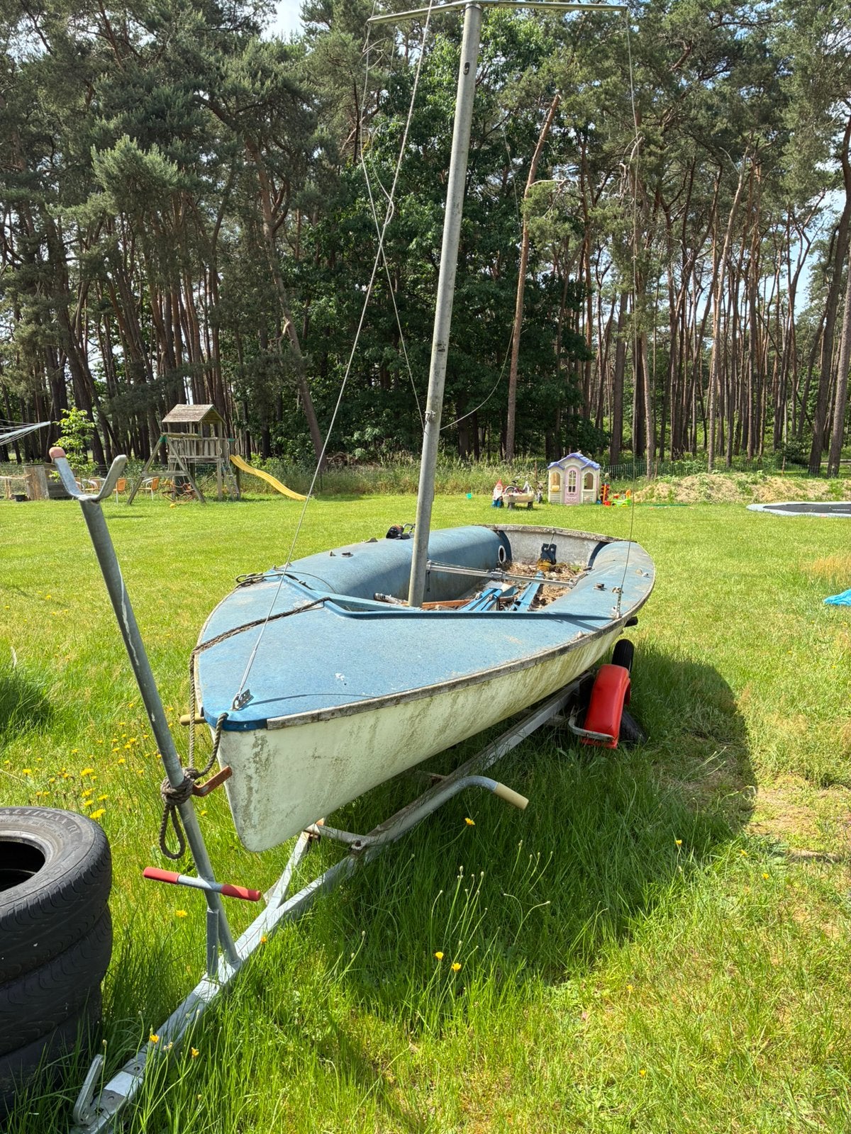 Zeilboot 420, Ophalen, Gebruikt